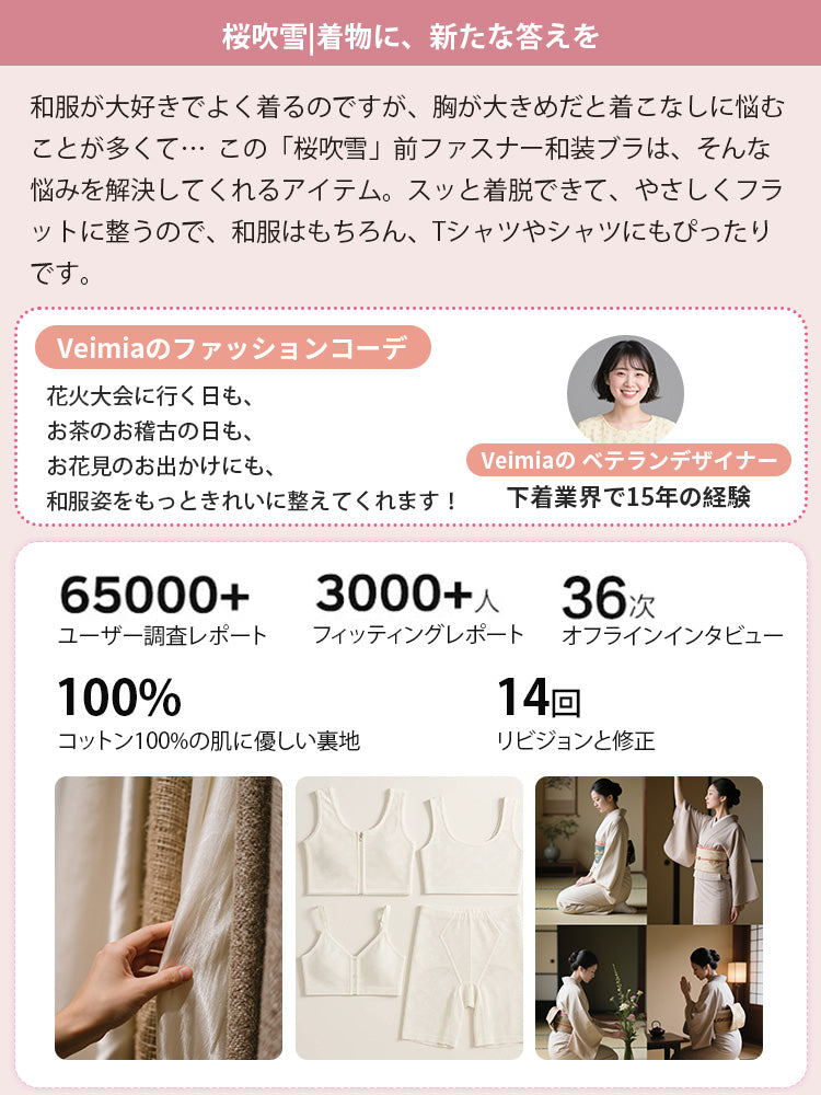 和装ブラ 着物に、新たな答えを VEIMIA