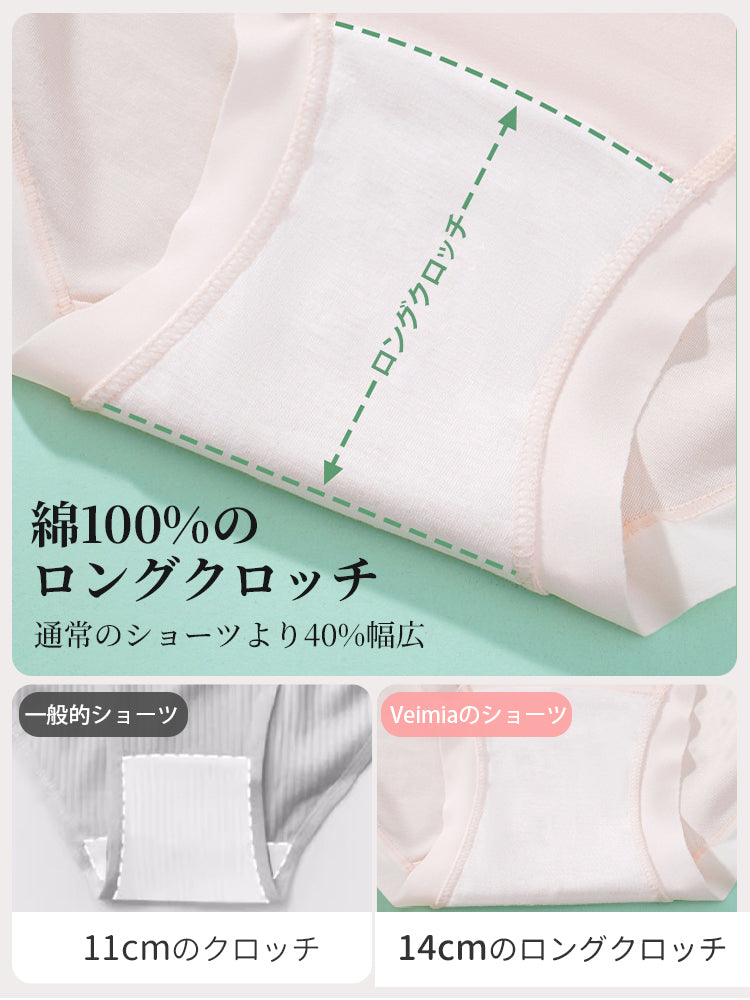 マタニティ ショーツ 通常のショーツより40%幅広 ヴェーミア