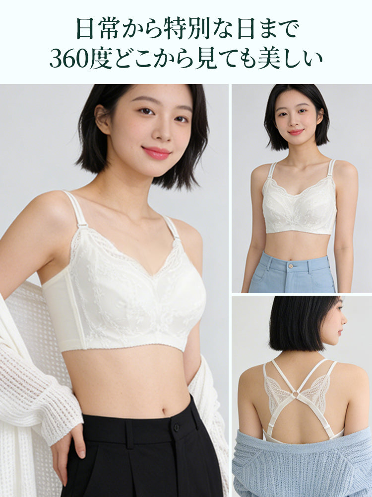 大きいサイズブラ 360度どこから見ても美しいシルエット ヴェーミア