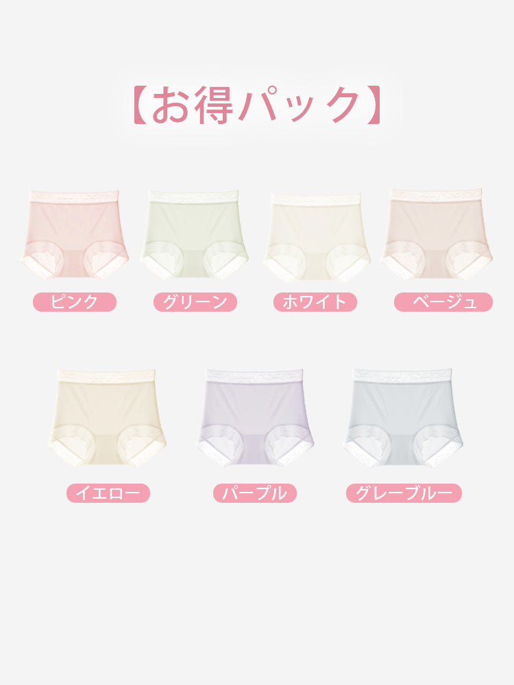 女性 ショーツ ピンク&グリーン&ホワイト&ベージュ&イエロー&パープル&グレーブルー VEIMIA
