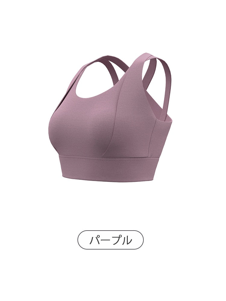 スポーツ ブラ 揺れ ない パープル ヴェーミア