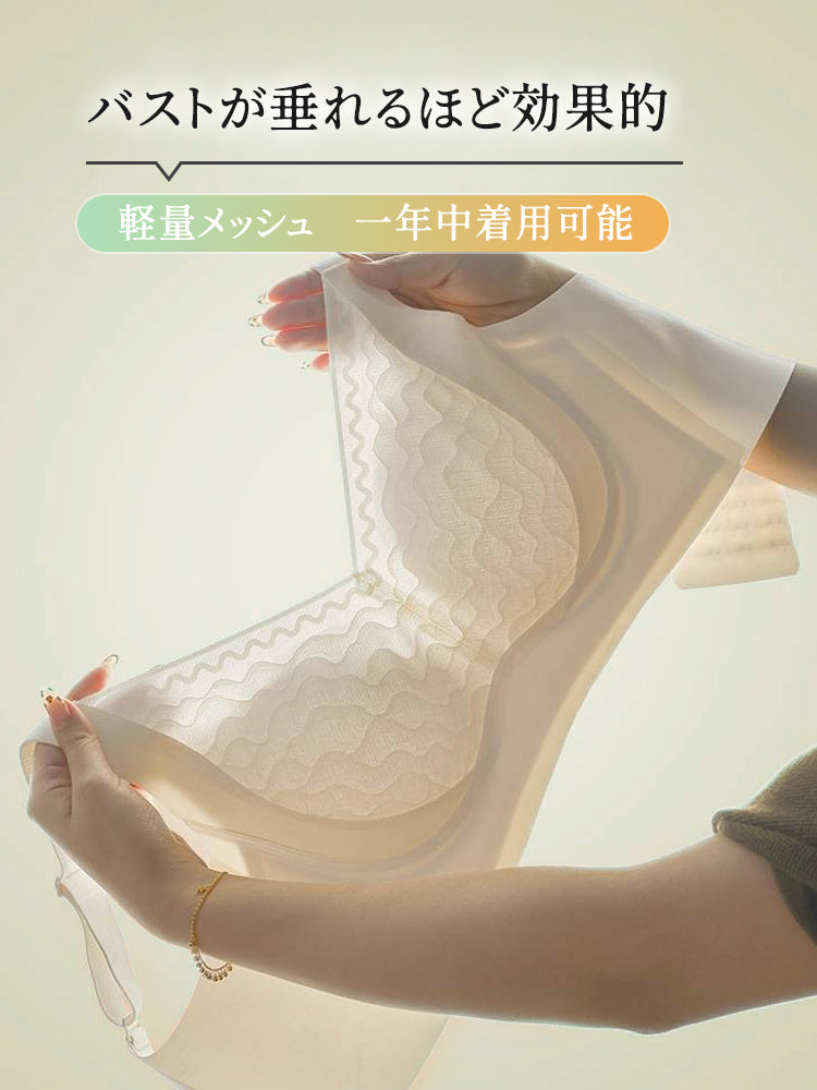 垂れた胸 ブラ 軽量メッシュ ヴェーミア