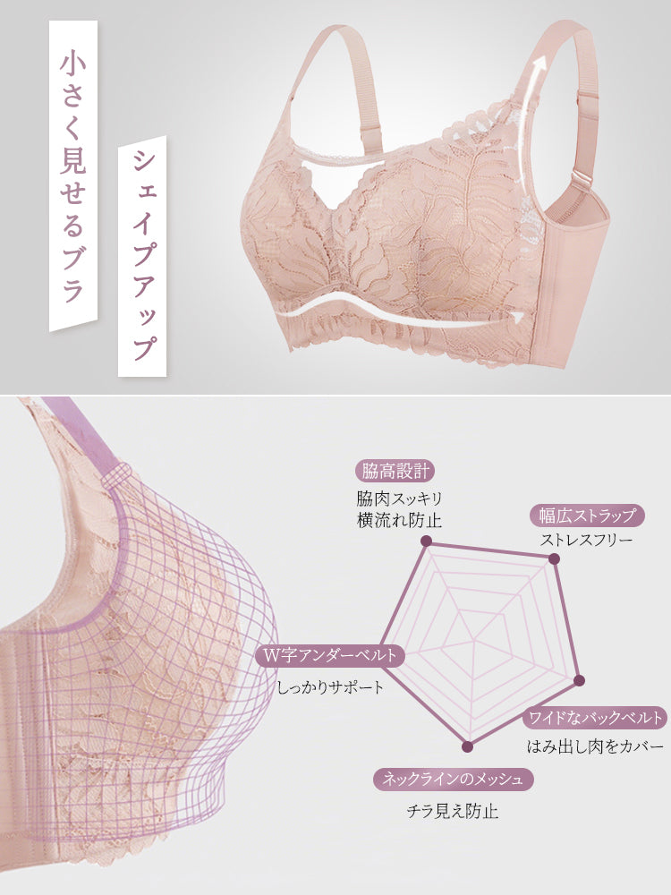 胸 を 小さく 見せる ブラ メリット ヴェーミア