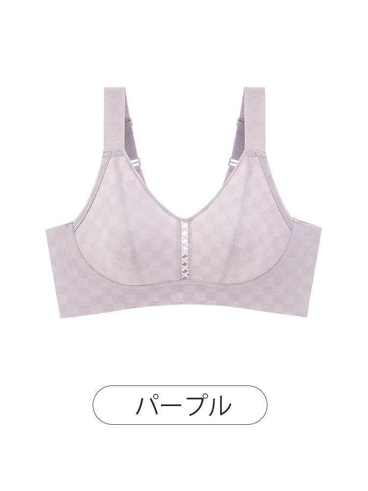 小さく見せるブラ パープル ヴェーミア