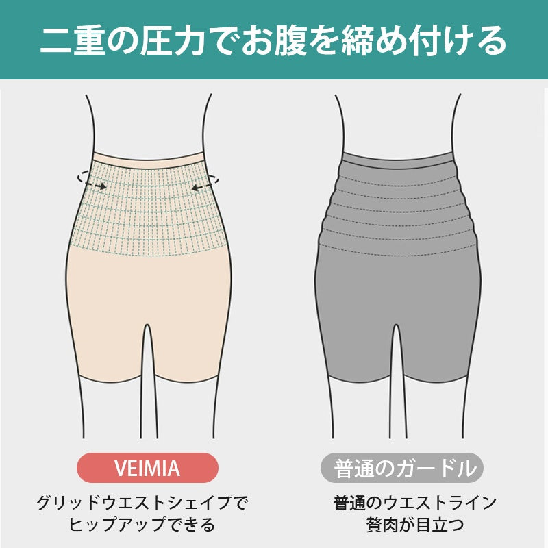ガードル 二重の圧力でお腹を締め付ける VEIMIA