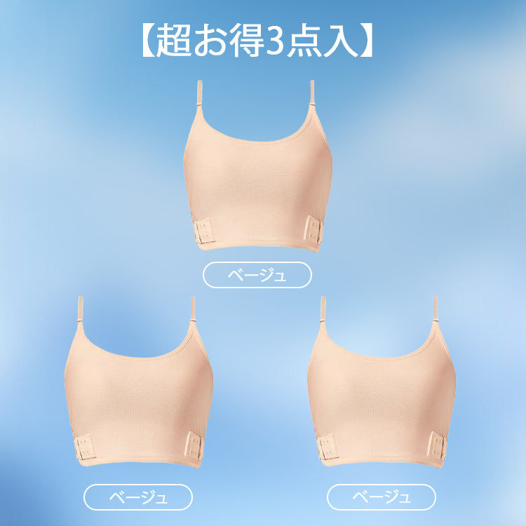 和装・さらしブラ 【超お得3点入】ベージュ*3 VEIMIA