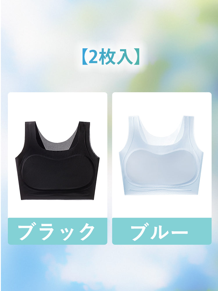 着物ブラ 【2枚入】ブラック&ブルー ヴェーミア