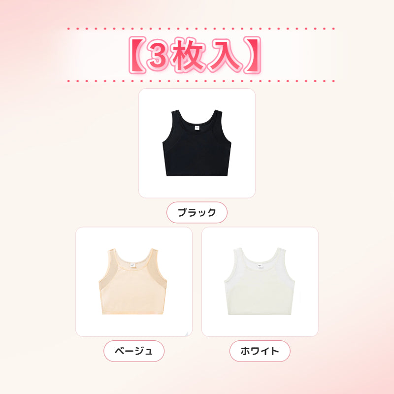 和装ブラジャー 
【3枚入】ブラック&ベージュ&ホワイト ヴェーミア