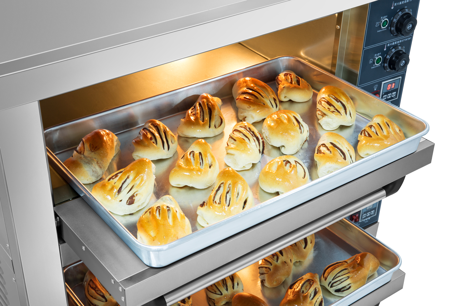 Yumai 2 Deck 2 Tray Electric Oven (Digital Control)