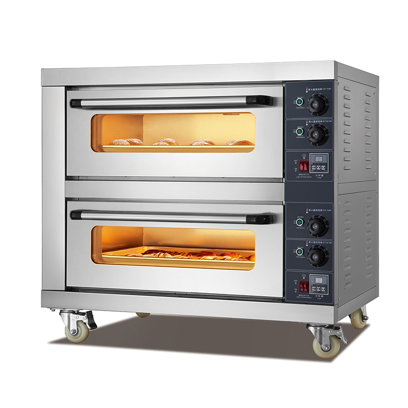 Yumai 2 Deck 2 Tray Electric Oven (Manual Knob + Timer)