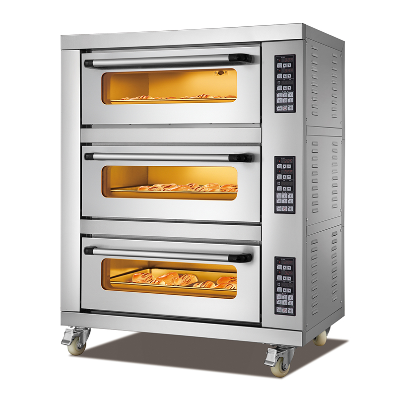 Yumai 3 Deck 3 Tray Electric Oven (Digital Control)