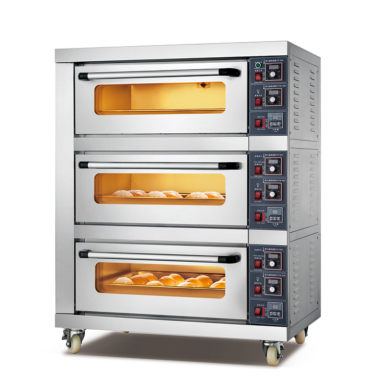 Yumai 3 Deck 3 Tray Electric Oven (Analog Gauge)