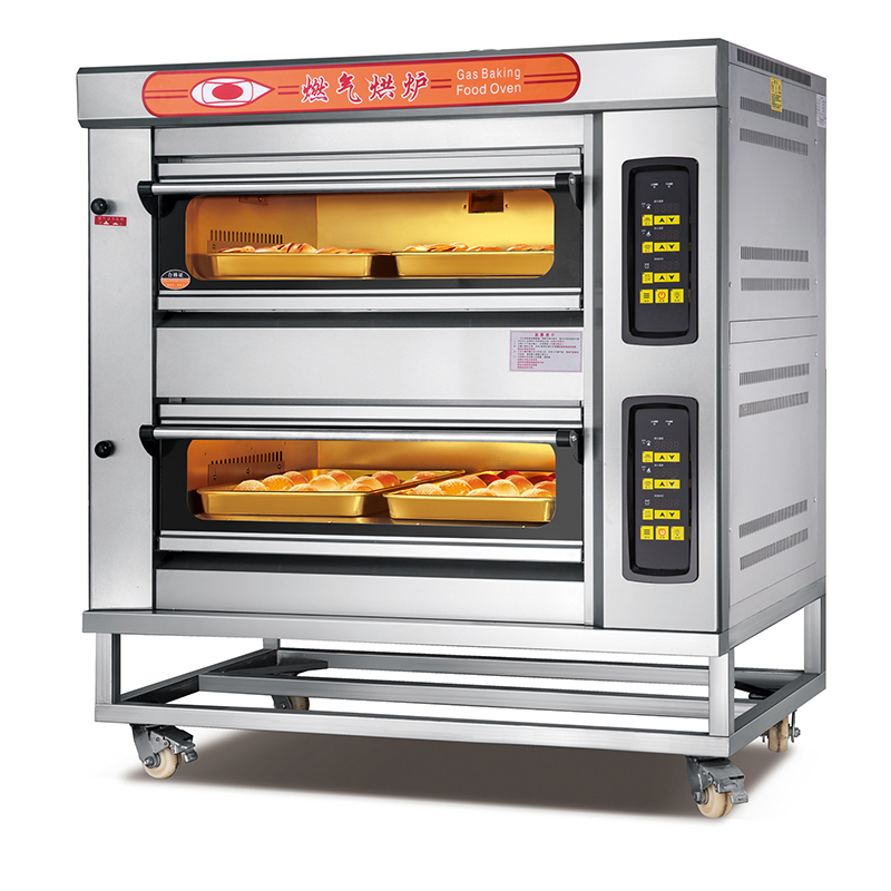 Yumai 2 Deck 4 Tray Gas Oven (Digital Control)