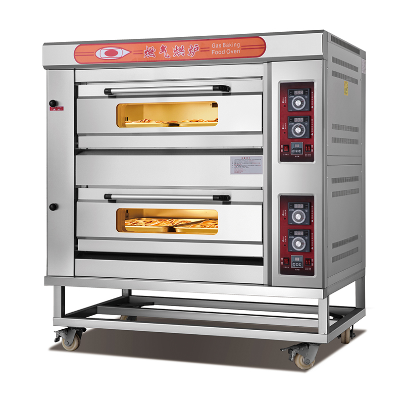 Yumai 2 Deck 4 Tray Gas Oven (Analog Gauge)
