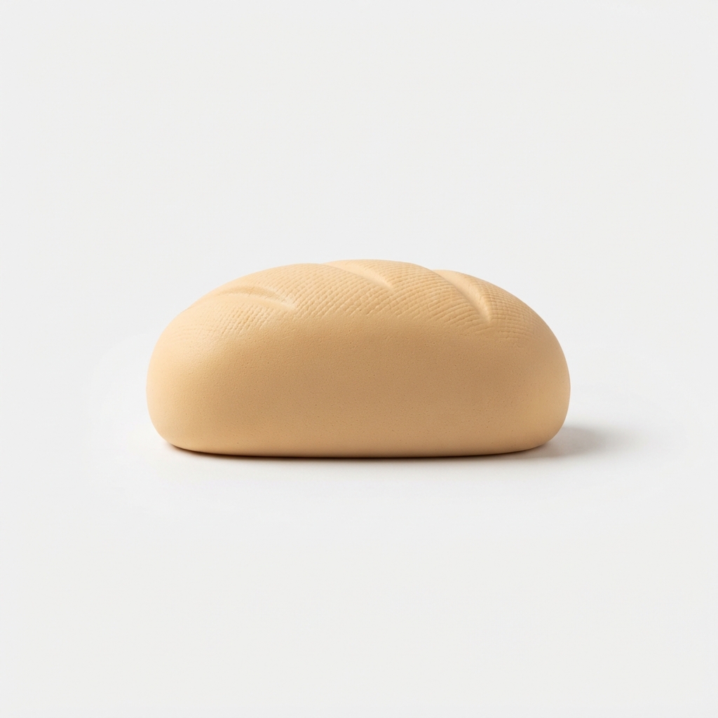 Jumbo bread squishy loaf studio product photo