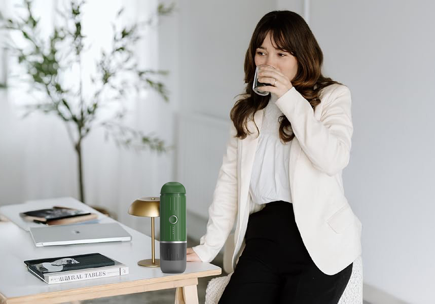 MIKOCA portable espresso machine for office use