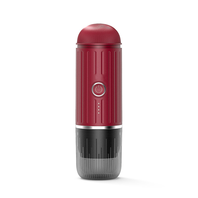 mikoca portable espresso machine in red
