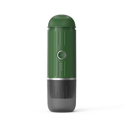 mikoca portable espresso machine in green