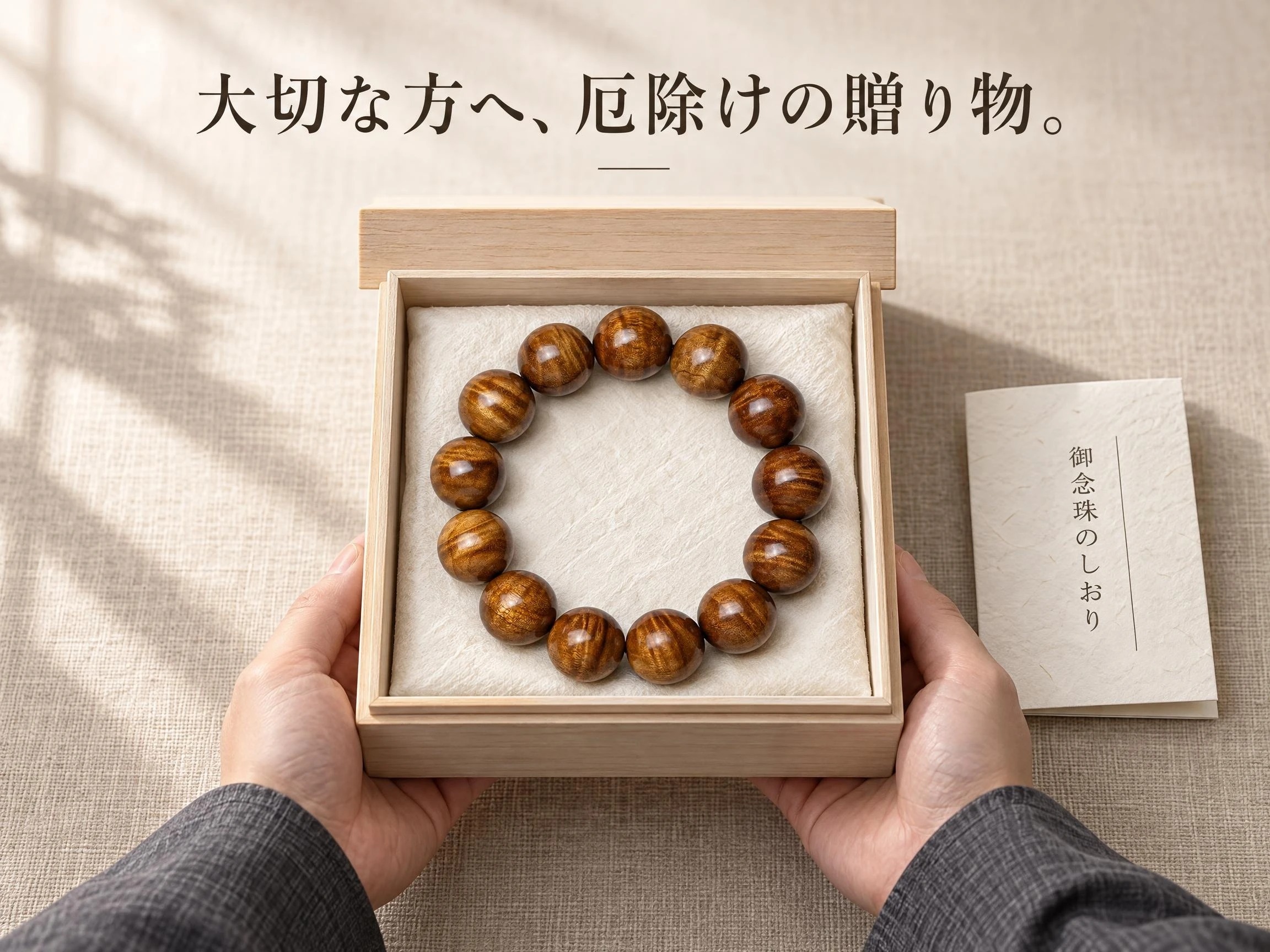 桐箱 腕輪念珠 ギフト