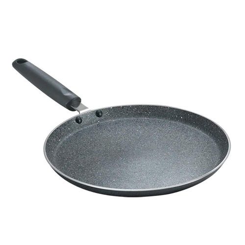 Prestige Omega Deluxe Granite Non-stick Round Base Omni Tawa (Black) 25 cm