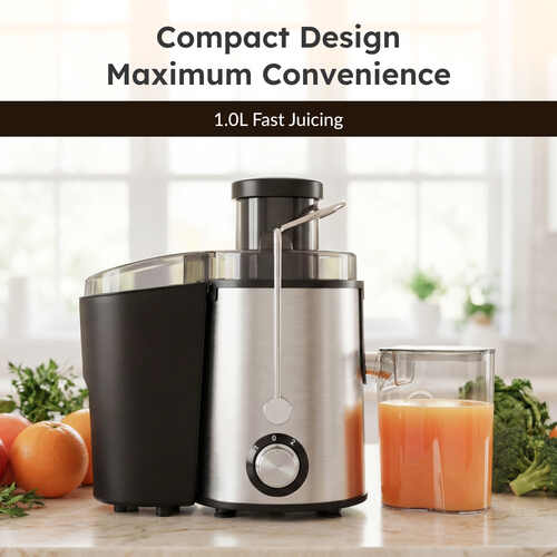 Prestige PCJ 7.0 Stainless Steel Centrifugal Juicer 500 W (SIlver, Black)