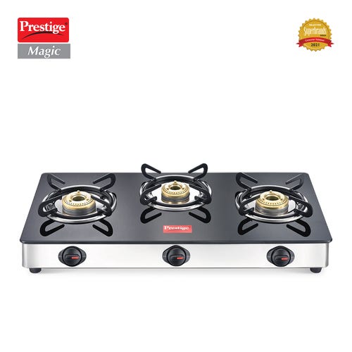 Prestige Magic Glass Top Gas Stove - GTMC SS