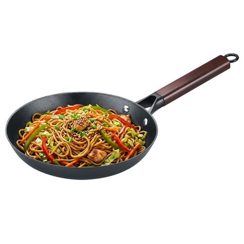 Prestige Castlite Patterned Enamel Coated Cast Iron Fry Pan 20cm/0.9L | High Heat Retention, Rust-Proof | Gas & Induction Compatible | Low-Oil Cooking | Stay-Cool Handle | Easy Clean | 15Y Warranty