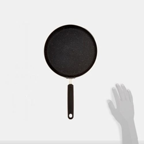 Prestige Omega Deluxe Granite Non-stick Round Base Omni Tawa (Black)