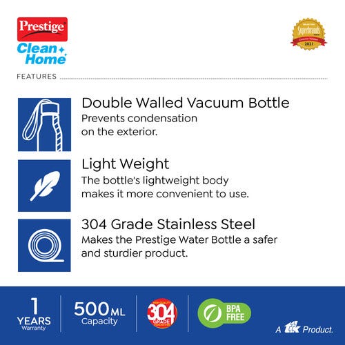 Prestige PDWBC Stainless Steel Water Bottle