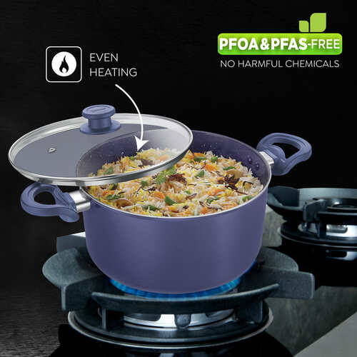 Prestige Ceraglide Ceramic Coating Non-Stick Aluminium Cookware Casserole