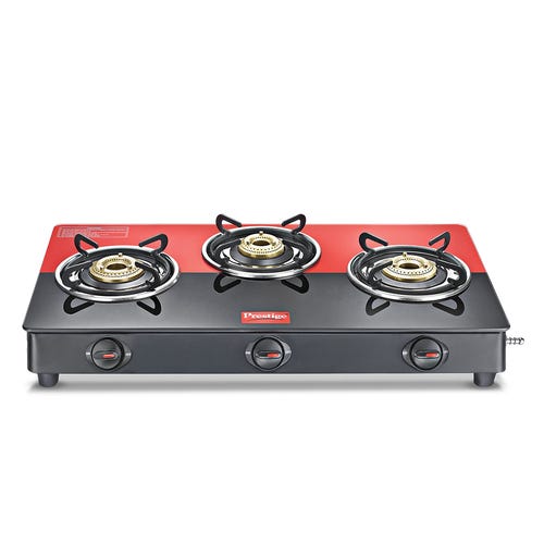 Prestige Atlas Duo Toughened Glass Gas Stove
