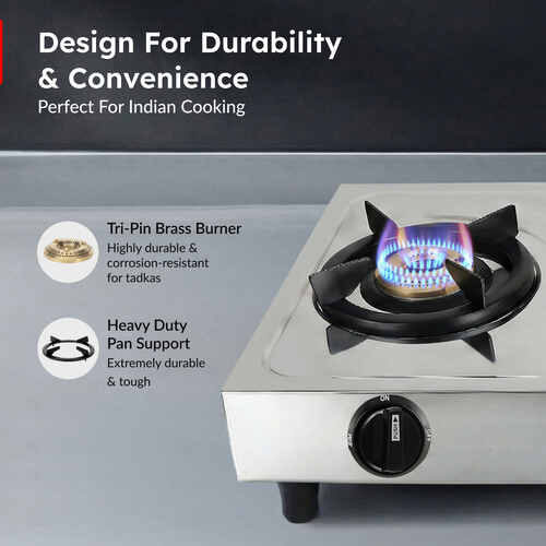 Prestige Prime Stainless Steel Gas Stove