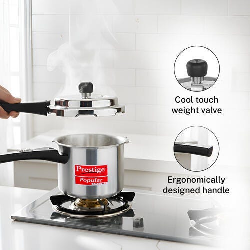 PRESTIGE POPULAR SVACHH ALUMINIUM PRESSURE COOKER 2.0 L (TALL)