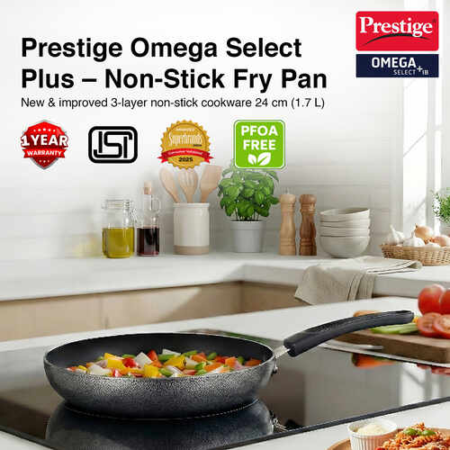 Prestige Omega Select Plus IB Non-Stick Cookware - Fry Pan 240 mm Dia