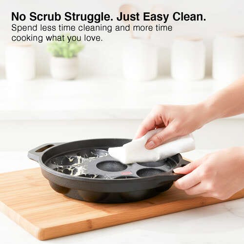 Prestige Cast Iron Cookware Paniyarakkal, 20 Cm
