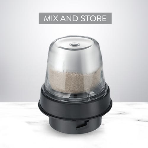 Prestige Astra 750 Watt Mixer Grinder with 5 Jars (3 Stainless Steel + 1 Juicer + 1 Mix-O-Keep) | Space-Saving Stacking Design | Blue | 2Y Warranty | ISI Certified