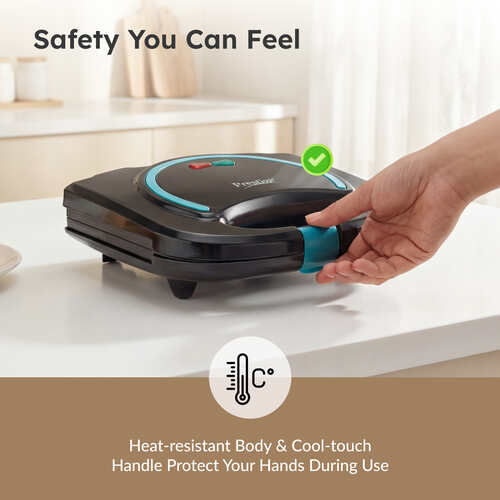 Prestige Sandwich Toaster PGMFB(D) Designer Series With Fixed Sandwich Grill Plates