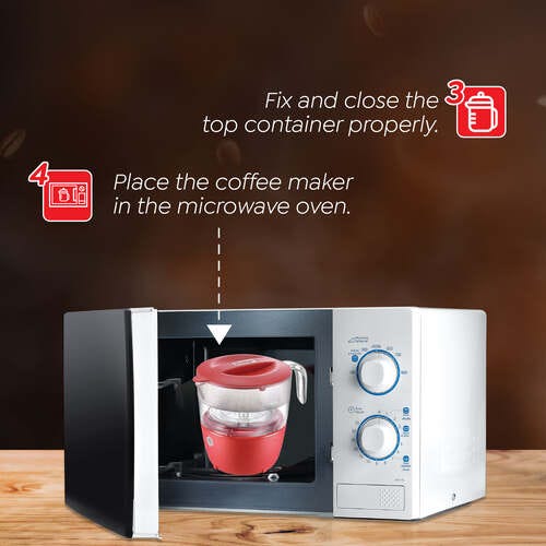 Prestige Microwave Coffee Maker PMCM 1.0 (400 ml)