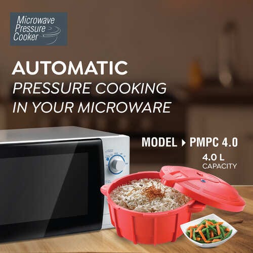 Prestige Microchef Microwave Pressure Cooker PMPC 4.0, 4 Litres
