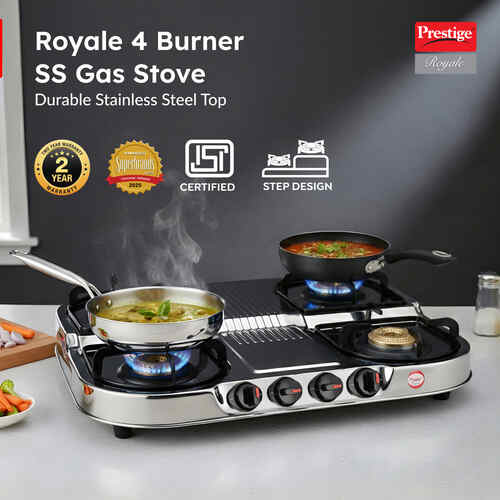 Prestige Royale Stainless Steel Gas Stove - DGS