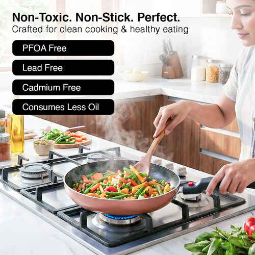 Prestige Festival Pack - Build Your Kitchen Induction Bottom Non-Stick Coated Cookware Set (Aluminium, 3 - Piece)