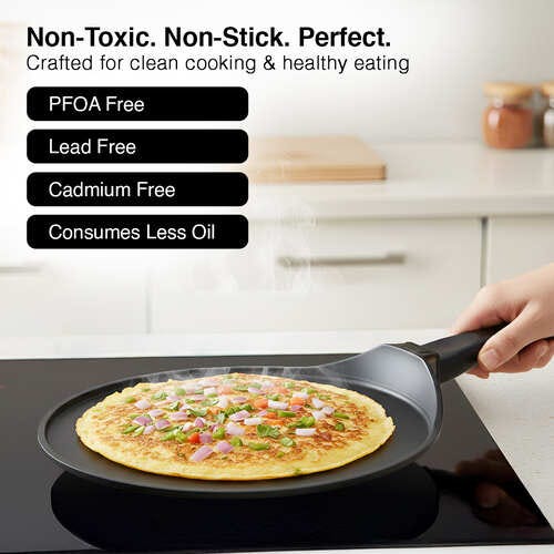 Omega Die-Cast Plus Aluminium Non-Stick Tawa 31 cm