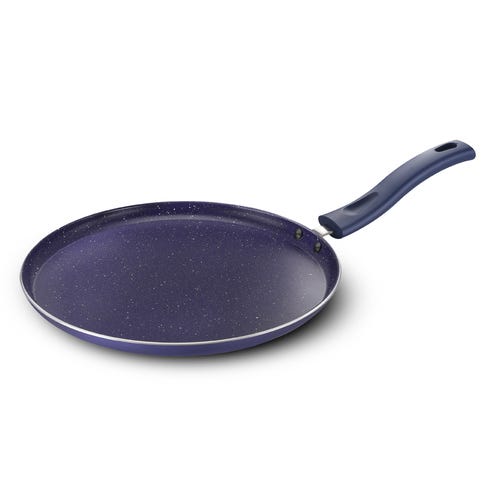 Prestige Ceraglide Ceramic Coated 25cm Non-Stick omni tawa | Consumes Less Oil | Preferred For High Heating & Even Heating | Stain-Resistant | Gas & Induction Compatible | No Harmful Chemicals