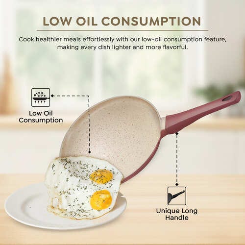 Prestige Omega Die-Cast Non-Stick Omni Tawa | 3-Layer Coating | Die-Cast Body | Metal Spoon Friendly | Heavy Base
