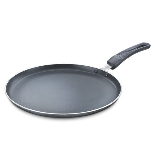 Prestige Omega Select Plus Non-stick Omni Tawa, (Black)