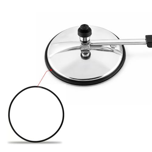 Prestige Nakshatra Inner Lid Pressure Cooker Gasket, 5 & 6.5 Litres - Black