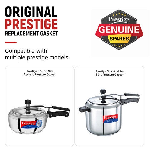 Prestige Nakshatra Stainless Steel Inner Lid Pressure Cooker Gasket