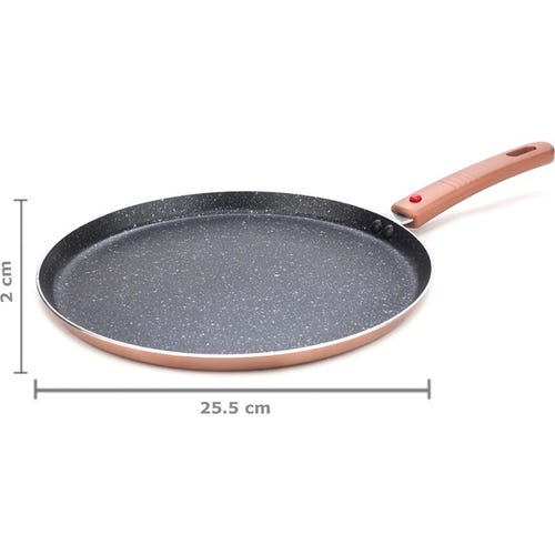 Prestige Omega Marble Tawa 25 cm diameter (Aluminium, Non-stick, Induction Bottom)