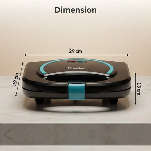 Prestige Sandwich Toaster PGMFB(D) Designer Series With Fixed Sandwich Grill Plates