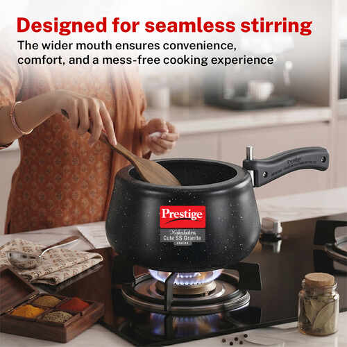 Prestige Nakshatra Cute Stainless Steel Granite Svachh Pressure Cooker 3.0 L